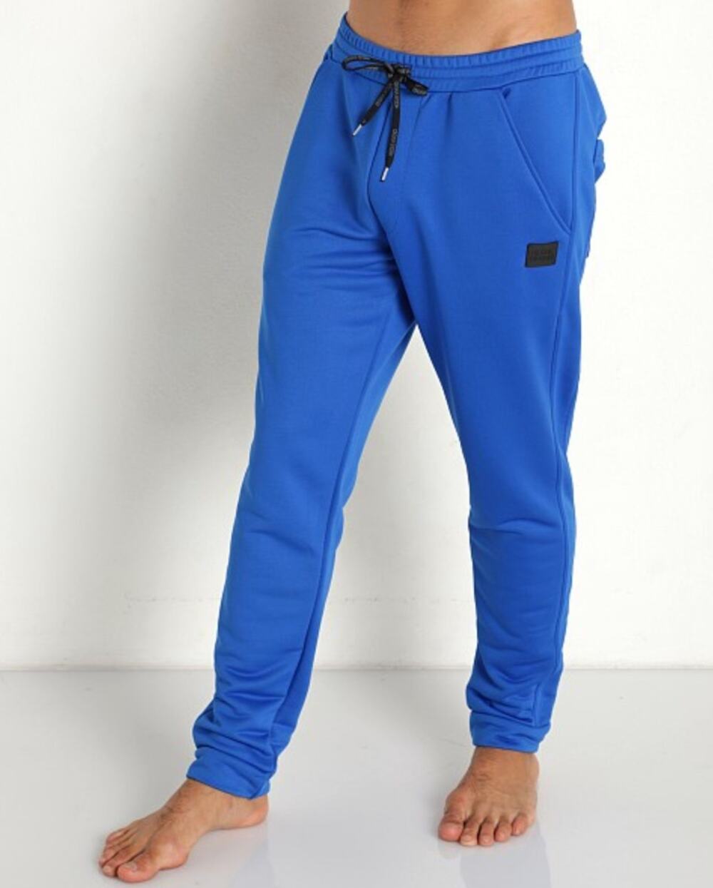 Modus Vivendi Diagonal Knit Pants Blue
